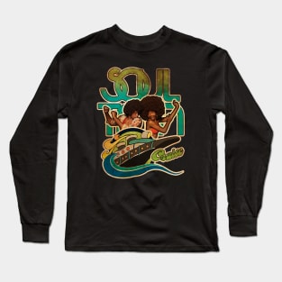 VINTAGE SOUL TRAIN CRUISE DANCE Long Sleeve T-Shirt